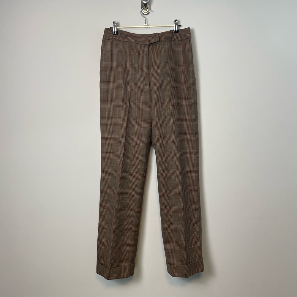 Pendleton Brown Plaid Trousers